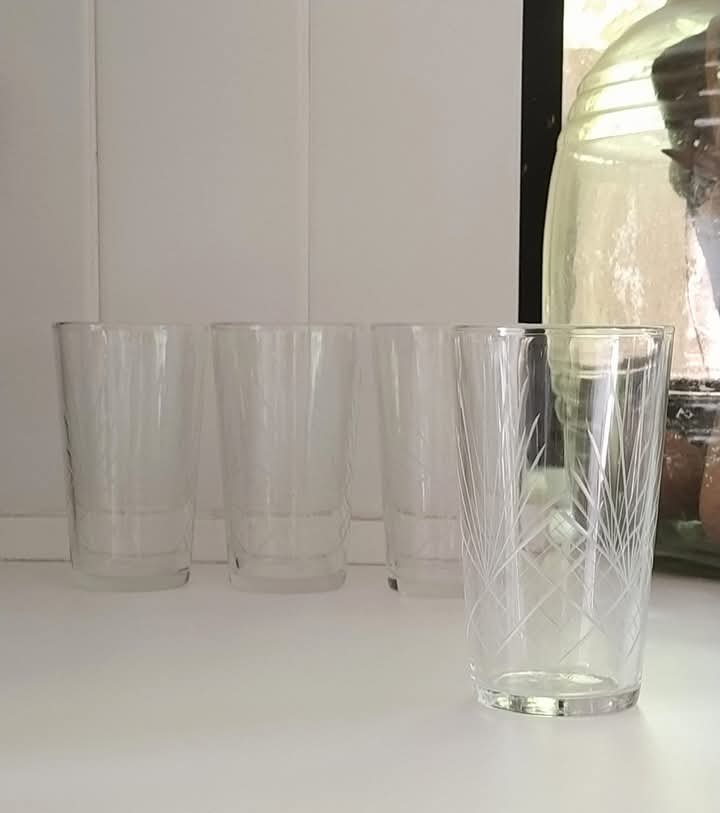 סט כוסות זכוכית